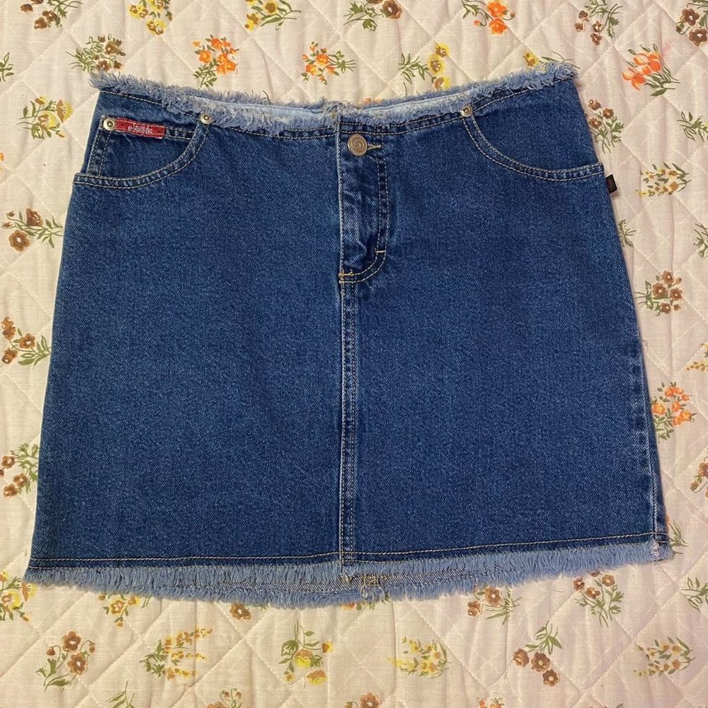 Denim Mini Skirt